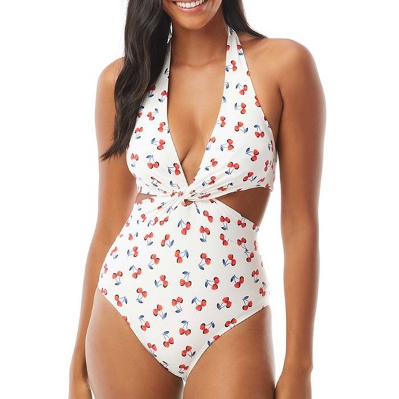 NWT Kate Spade Cherry Onepiece - Picture 1 of 6